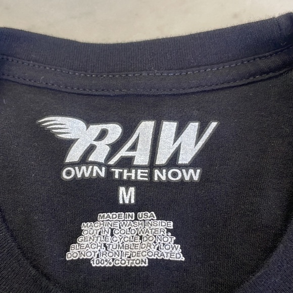 Raw Own The Now Donald Rollin The Money Black T. Size Medium - Picture 4 of 4